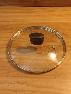 TFl 8-1/4" Round Vented Glass Replacement Lid